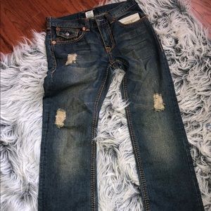 True Religion Distressed Denim Jeans